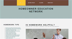 Desktop Screenshot of homeownereducationnetwork.com