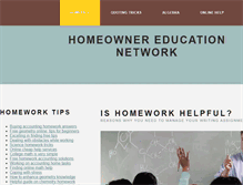 Tablet Screenshot of homeownereducationnetwork.com